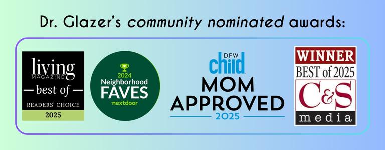 Dr. Glazer's community nominated awards